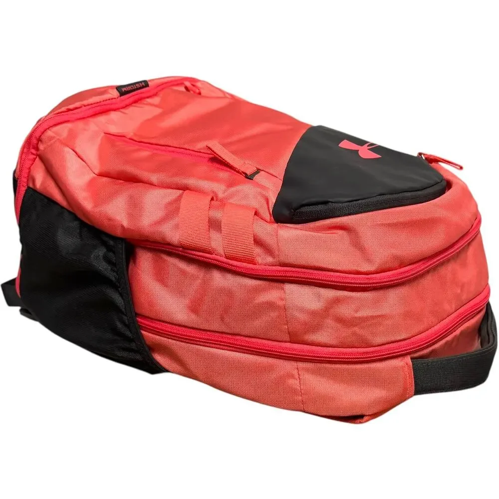 Under Armour UA Storm Backpack Coral Pink Gray